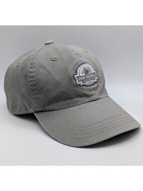 Pine Needles Lodge & Golf Club Embroidered Hat Cap Strap Back Gray Cotton Unisex